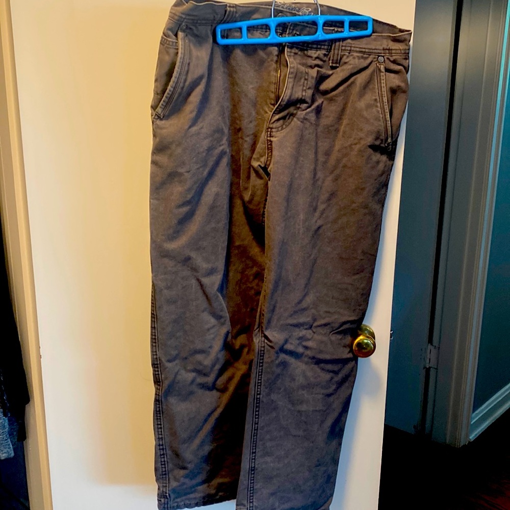 Eddie Bauer Fleece lined pants